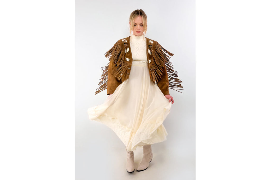 Magpie Vintage Hand Crafted Suede Western Jacket