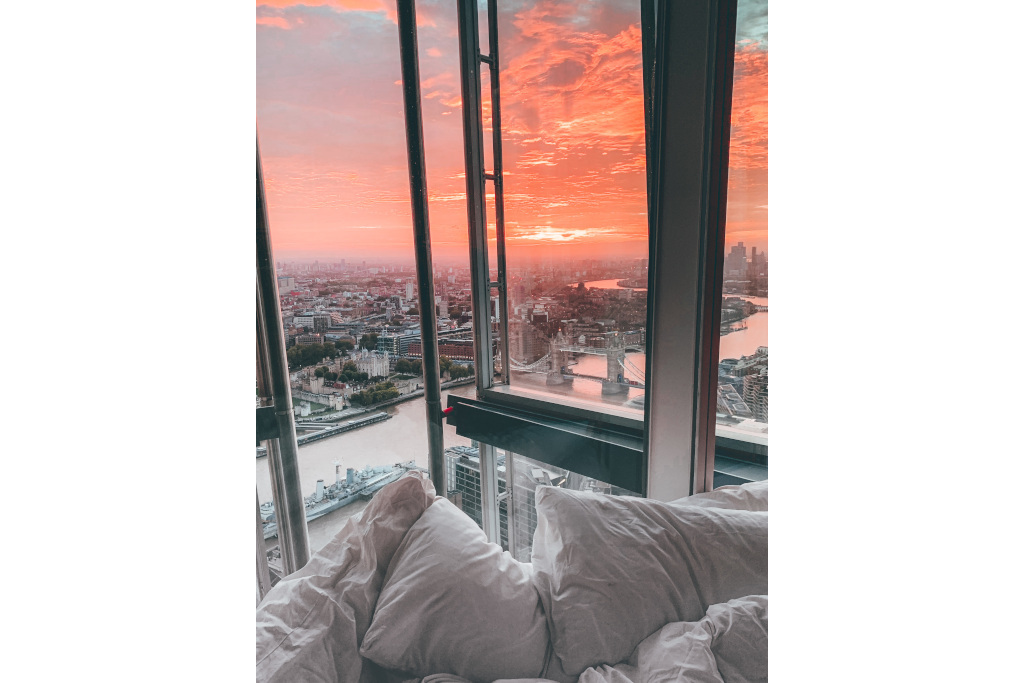 View from a room at Shangri-La The Shard, London