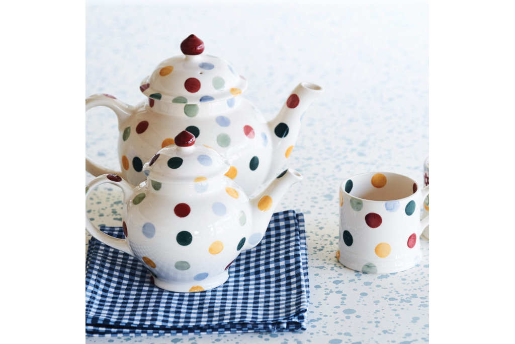Emma Bridgewater Polka Dot 4 Mug Teapot Boxed Set