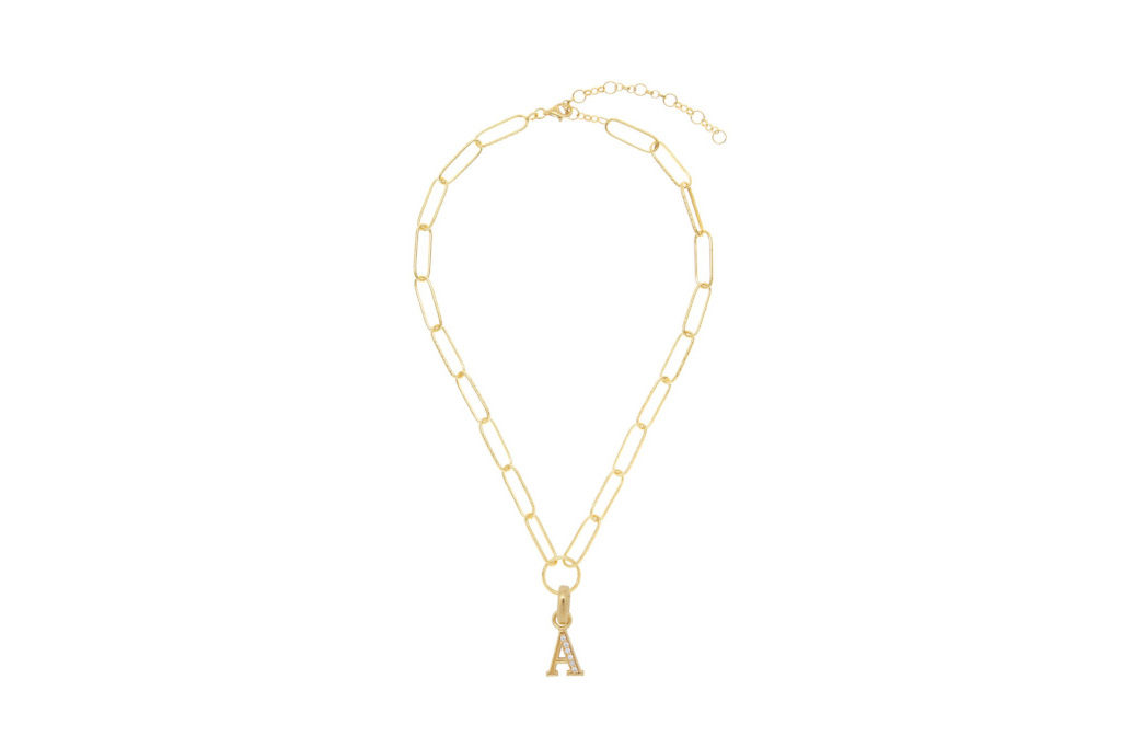 SORU Letter Charm & Chain Necklace