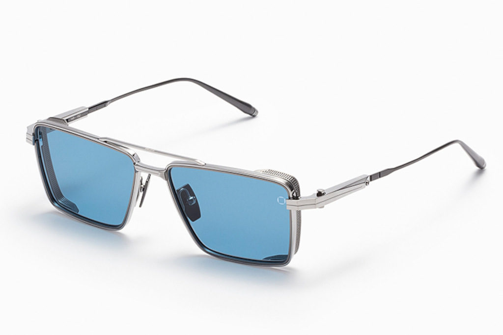 sprint sustainable blue frame akoni eyewear glasses