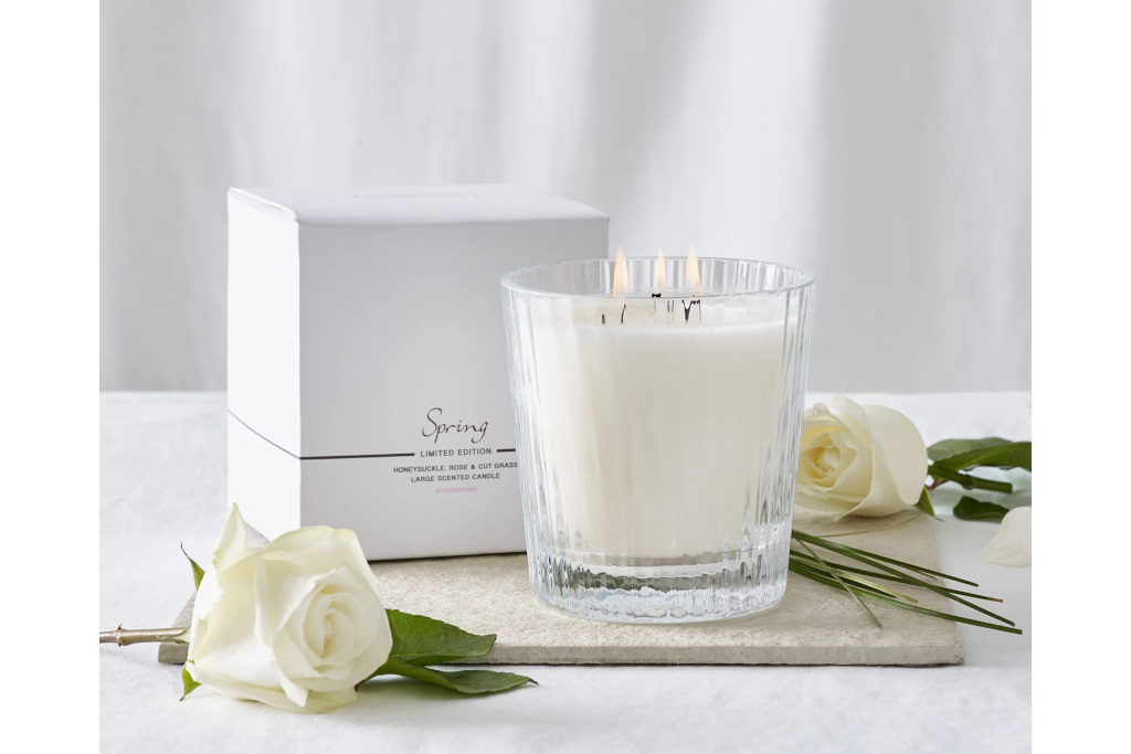 The White Company Spring Large Candle