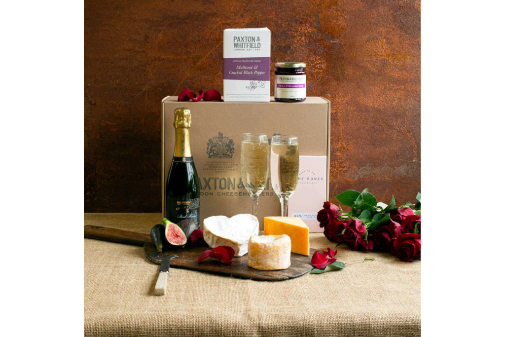 Paxton & Whitfield Valentine's Cheese and Fizz