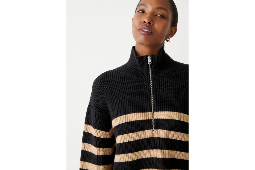 & Other Stories Half-Zip Sweater