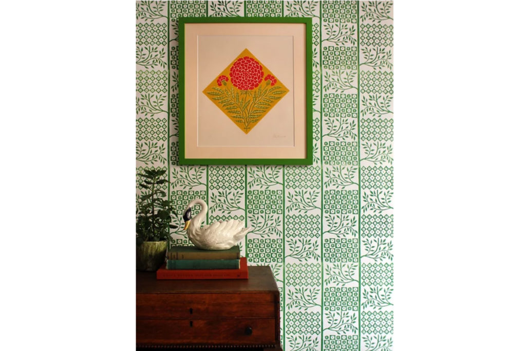Ellen Merchant Print Checker Tree Wallpaper Print