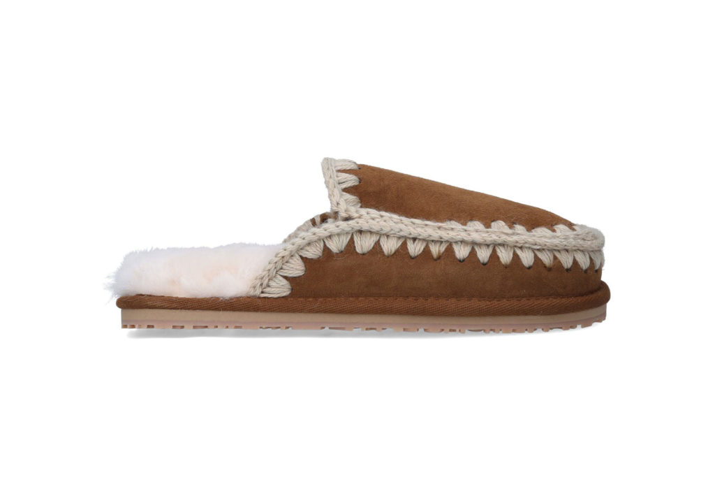 Mou Full Eskimo Stitch Slippers