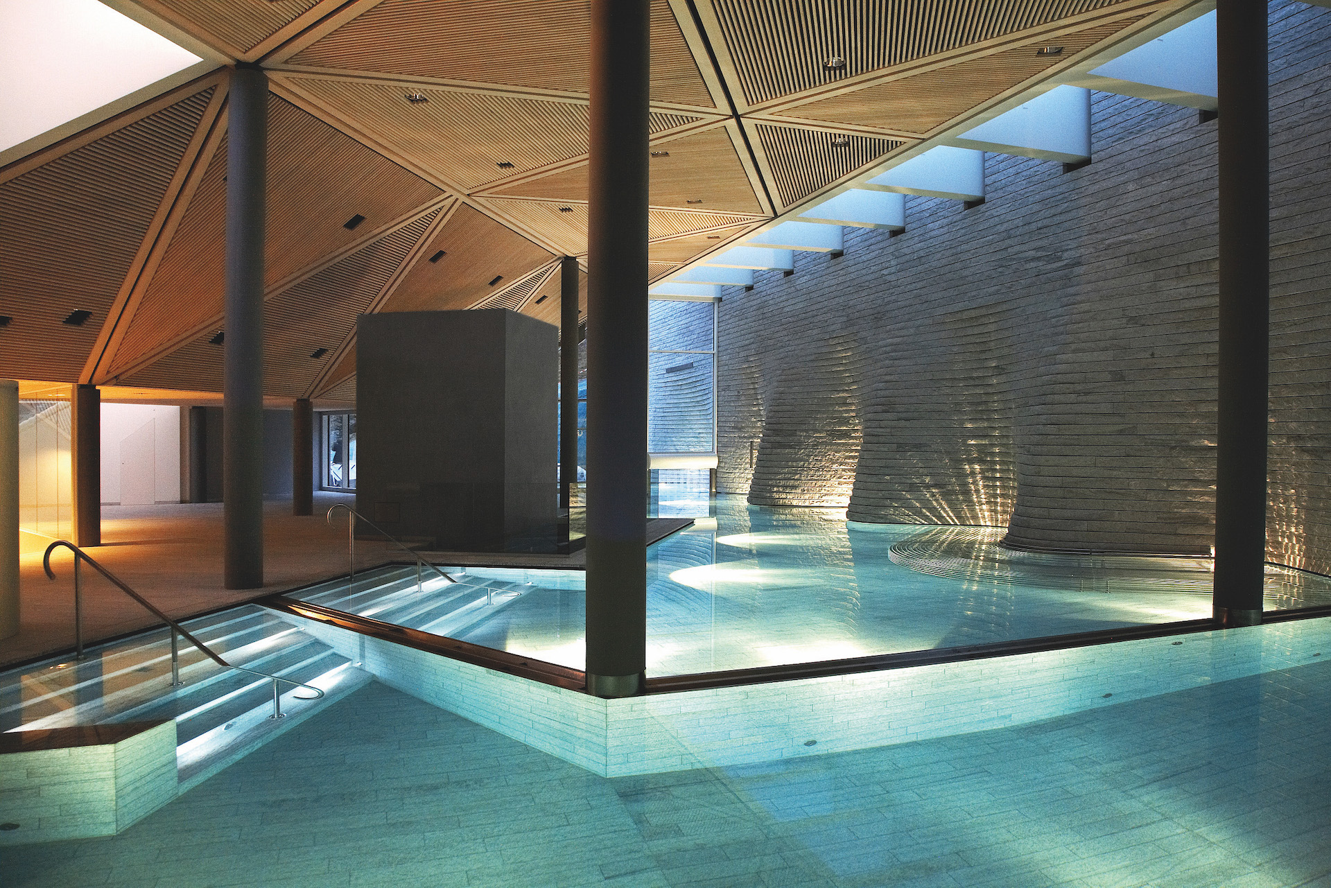 A subterranean spa
