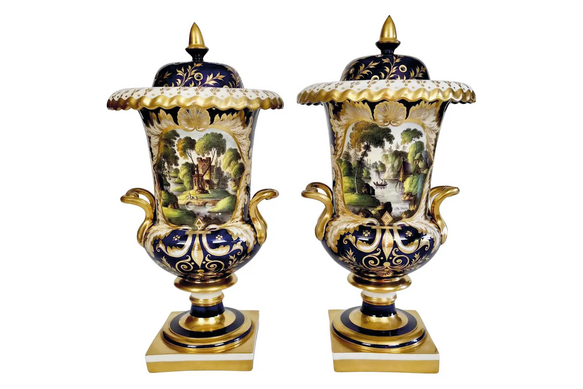 1st Dibs Potpourri vases
