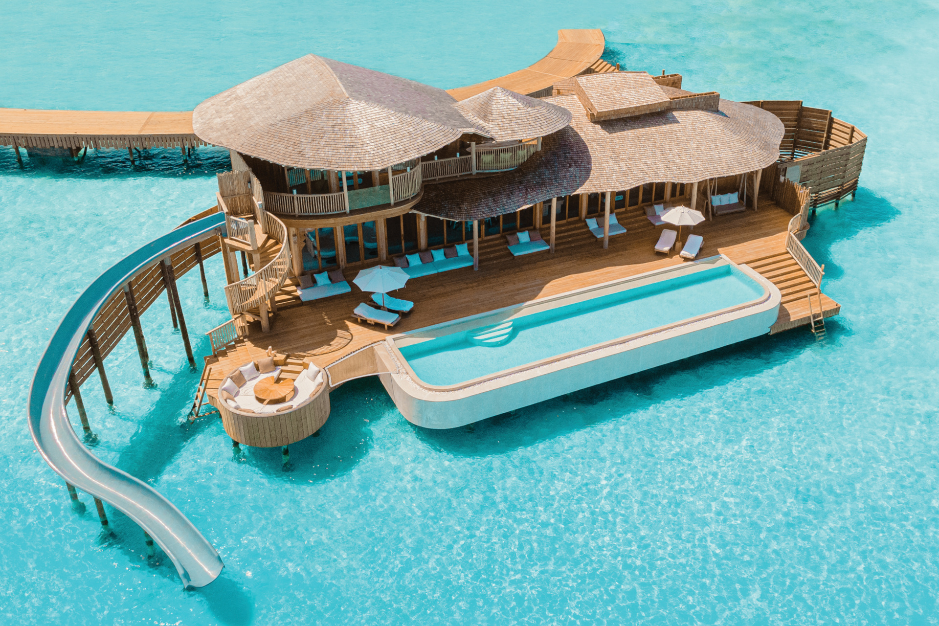 Hut on the water