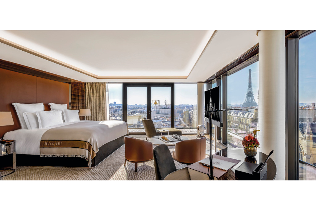 Bulgari Paris Penthouse room hotel