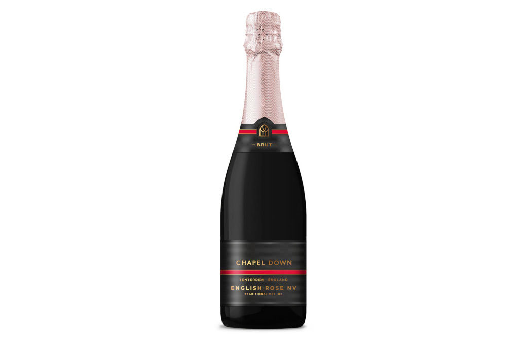 Bottle of Chapel Down English Rose NV