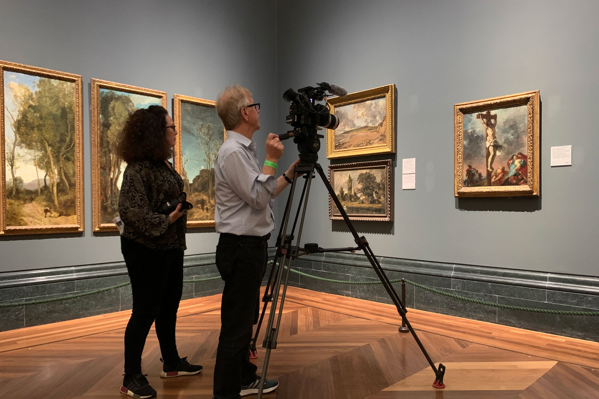 Filming Easter In Art at the National Gallery