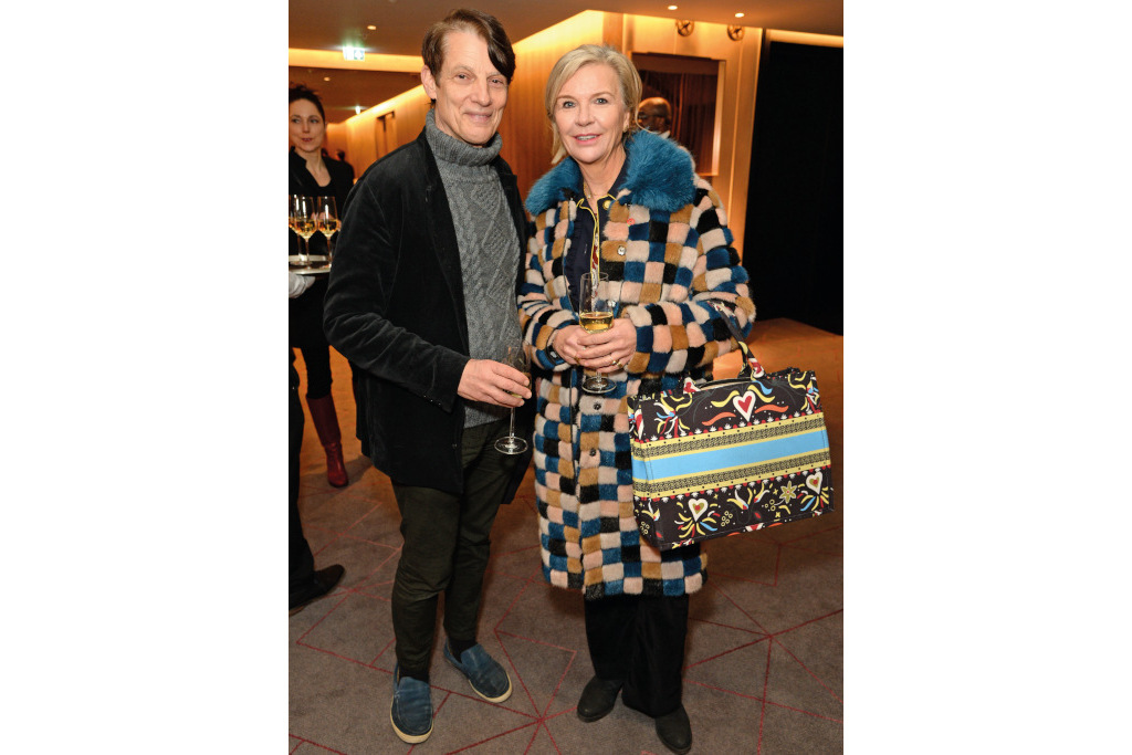 Geoffrey Marsh and Victoria Broakes at great british brands party