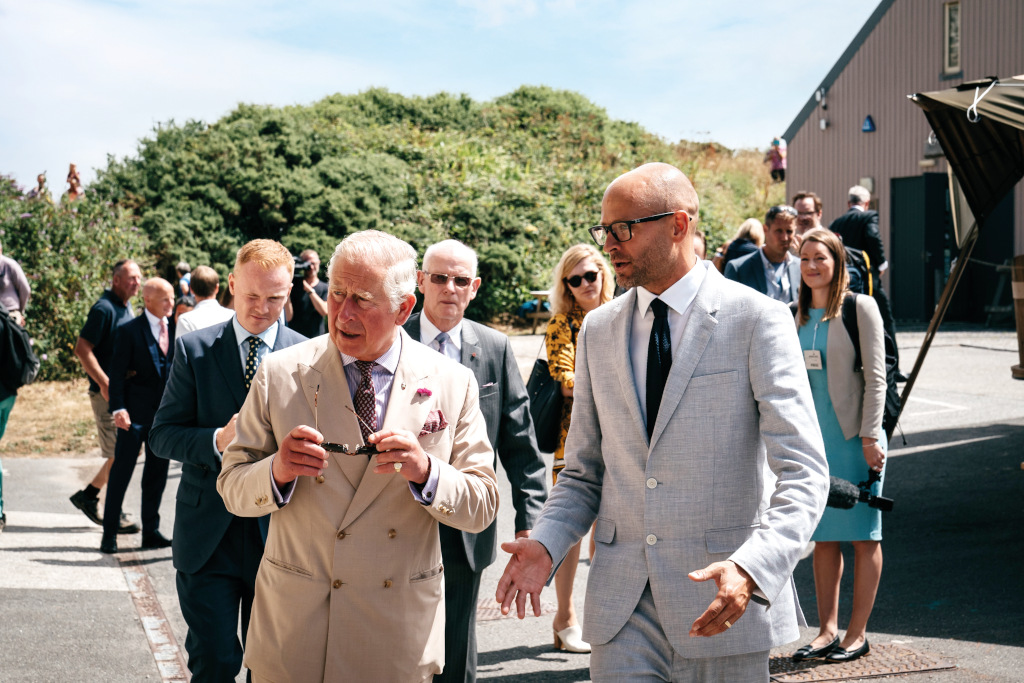 surfers against sewage Hugo Tagholm with Prince Charles