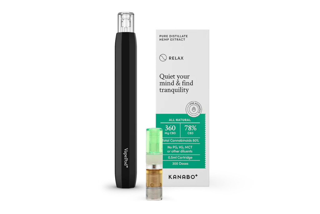 Kanabo VapePod and Relax CBD Oil