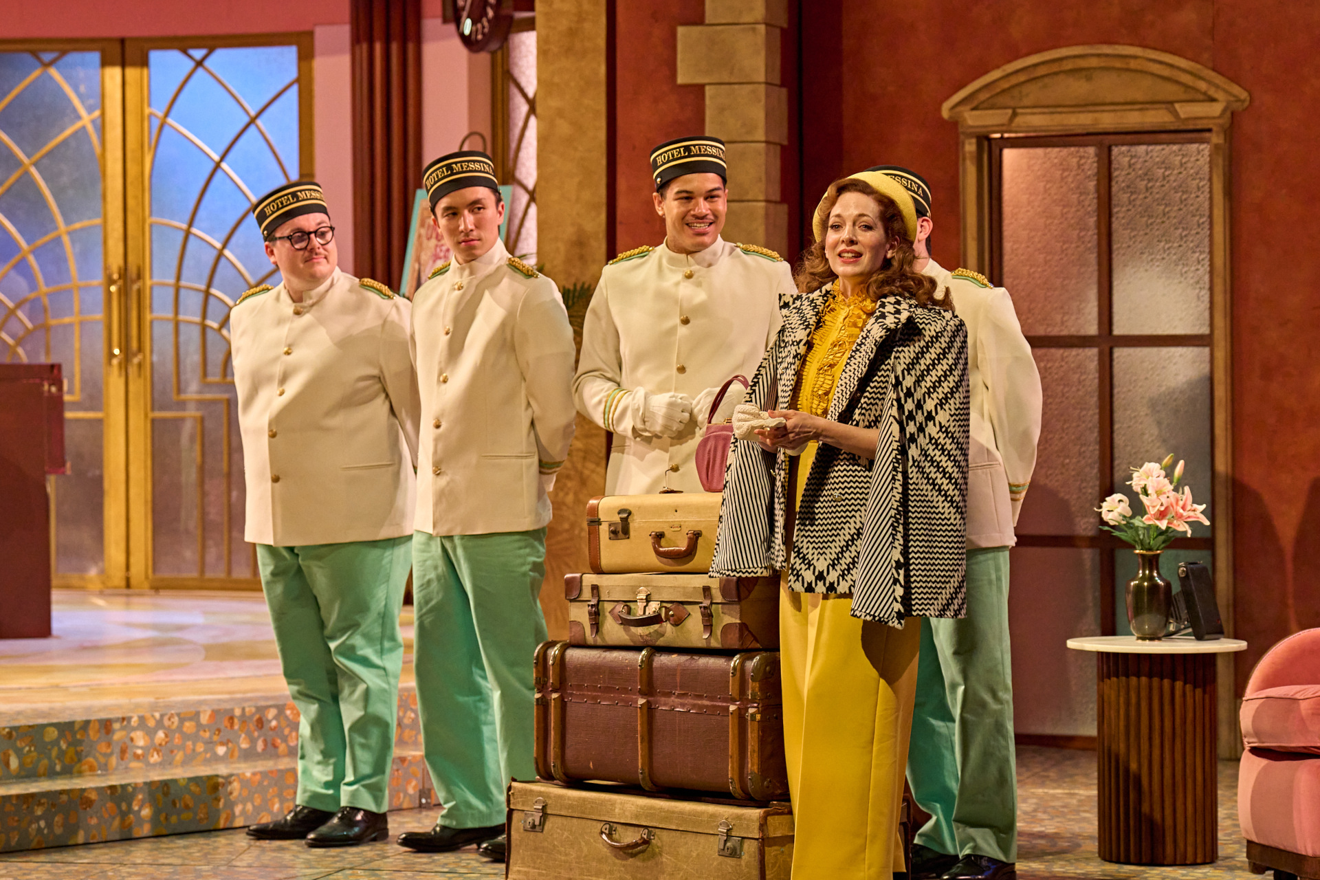 Katherine Parkinson and Company in the NT's Much Ado About Nothing