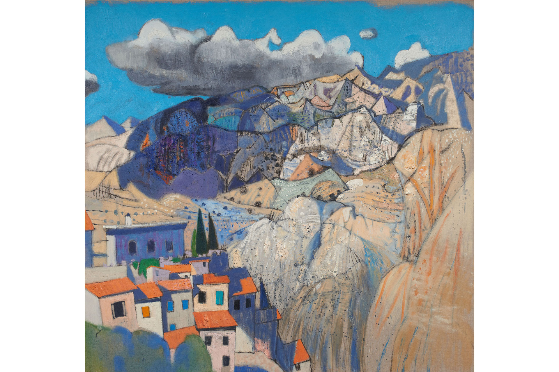 Image: LM Cloud and Shadow near Cipières Alpes Maritimes, Leon Morrocco