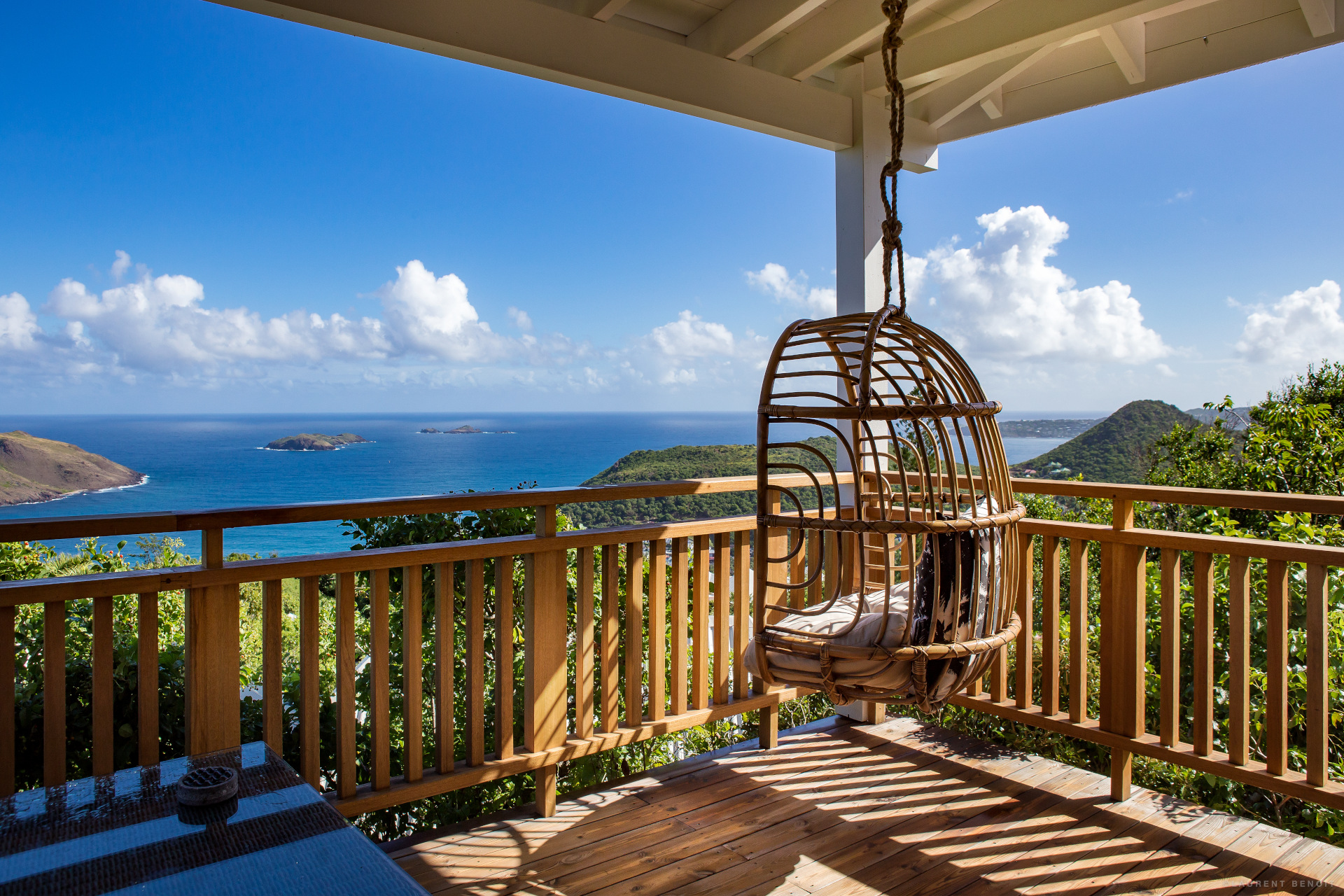 Villa Marie St Barths balcony view