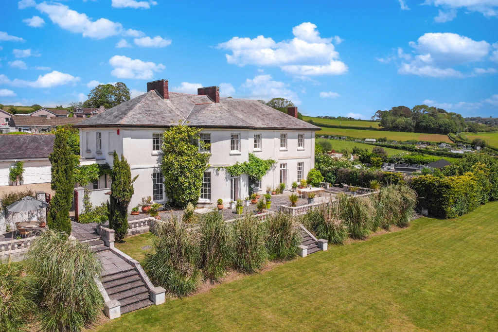 The Villa, Yealmpton, Devon country home dji camera