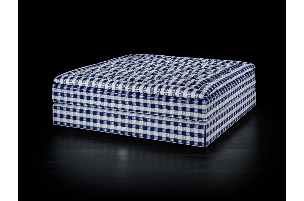 hastens dremar in Blue and white check