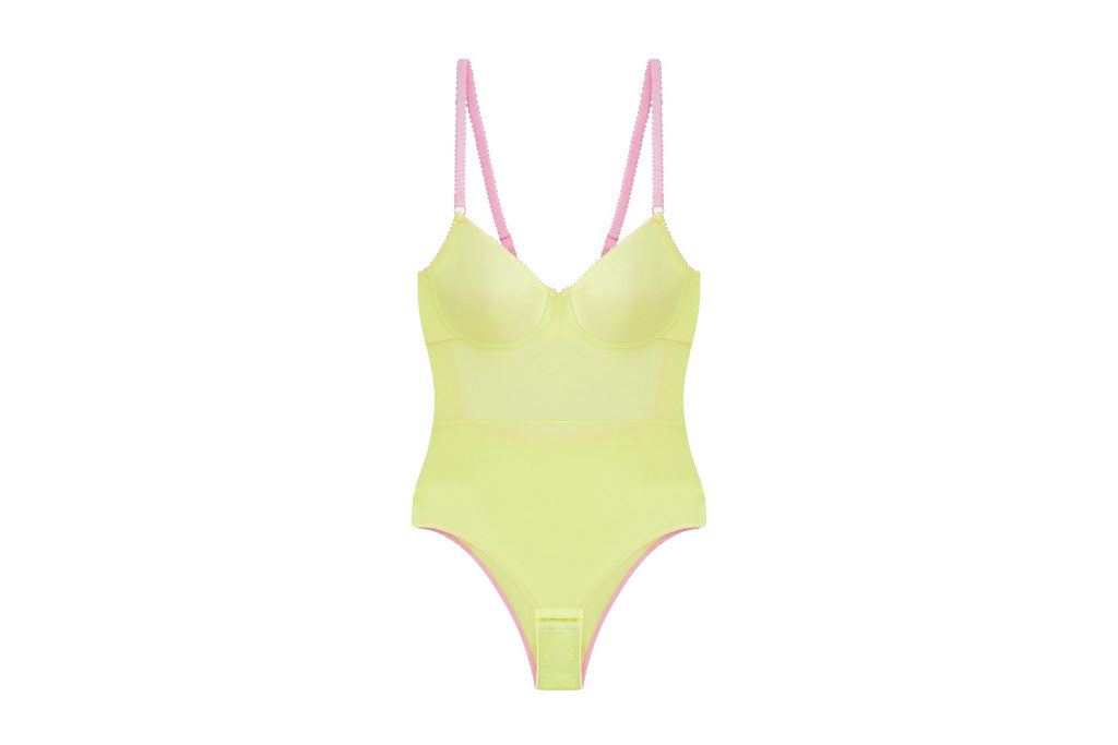 Yellow bodysuit
