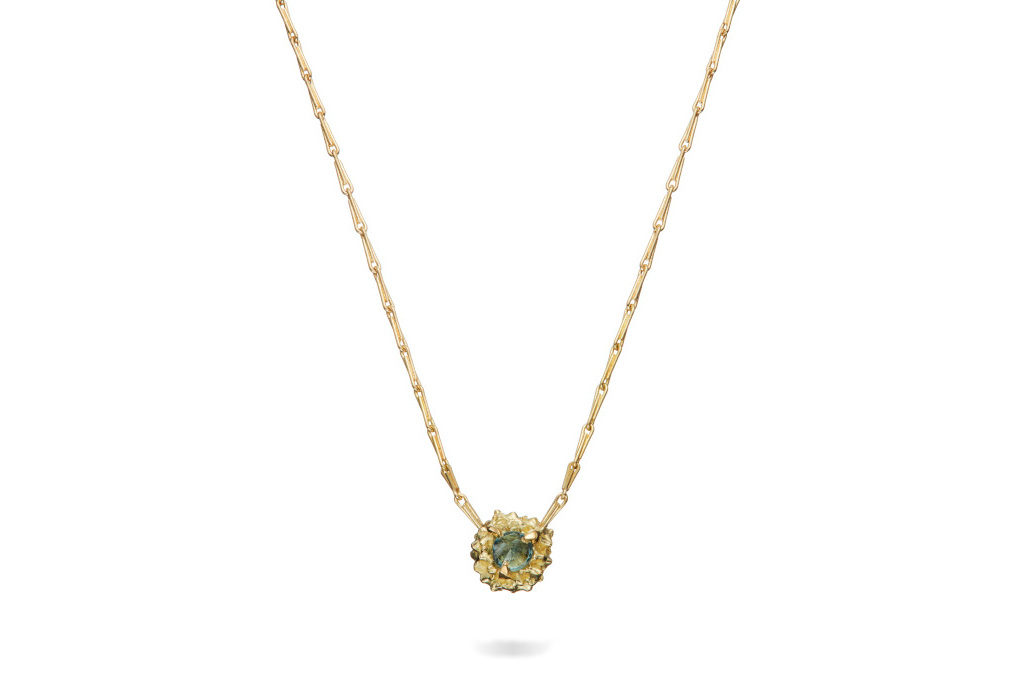 Blue Urchin Pendant