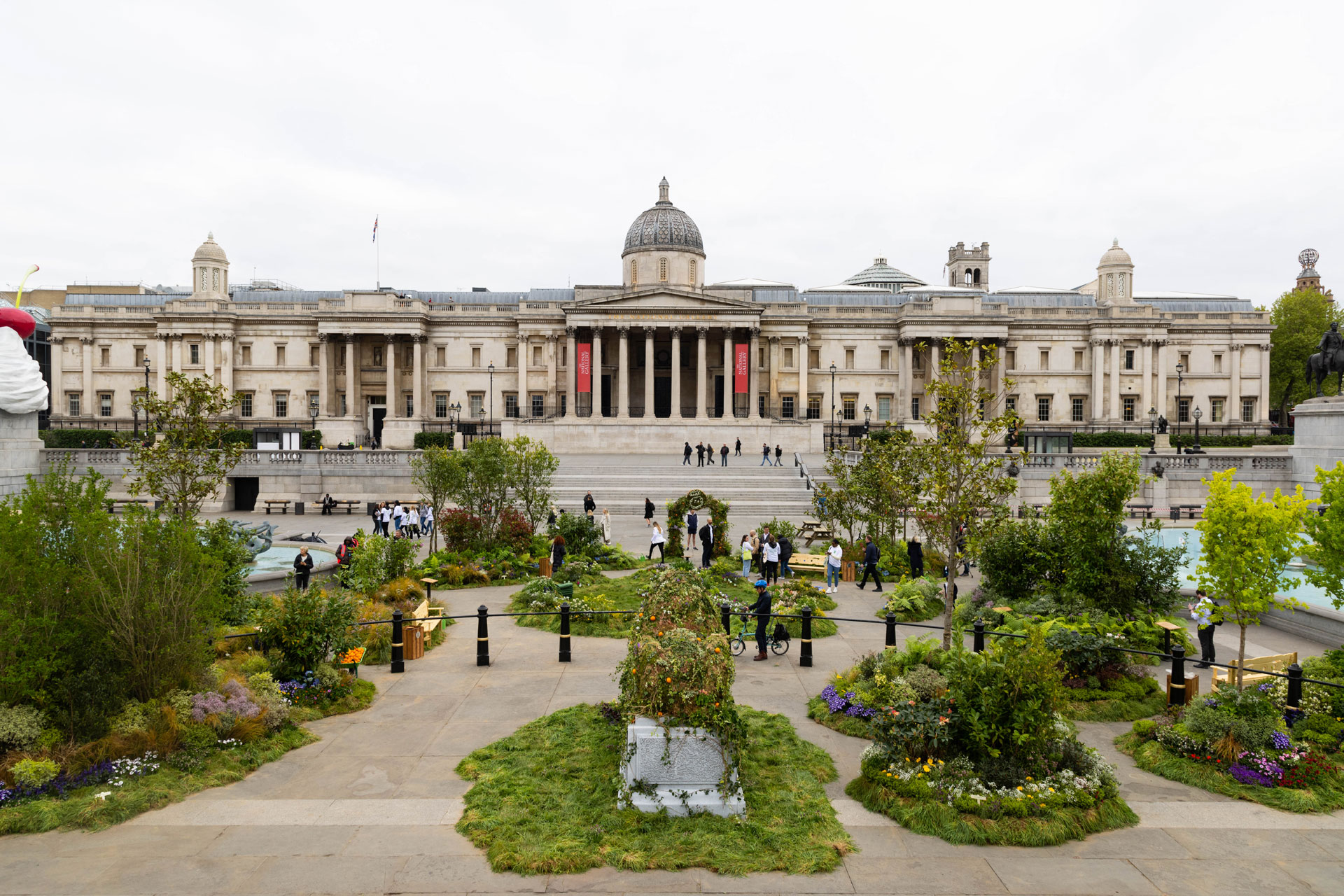 Trafalgar Square rewilding project