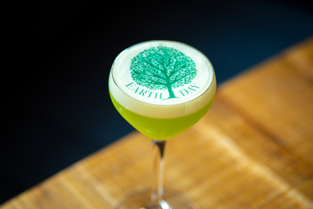 earth day cocktail martini recipe