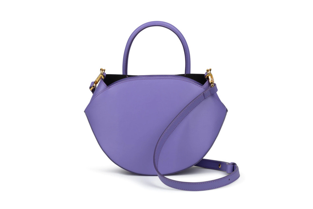 Purple handbag