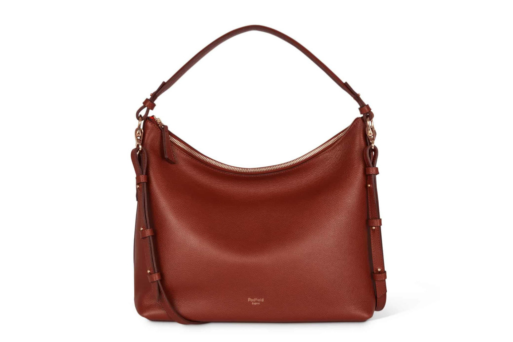 Tan leather bag