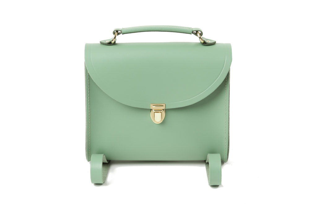 Light green backpack
