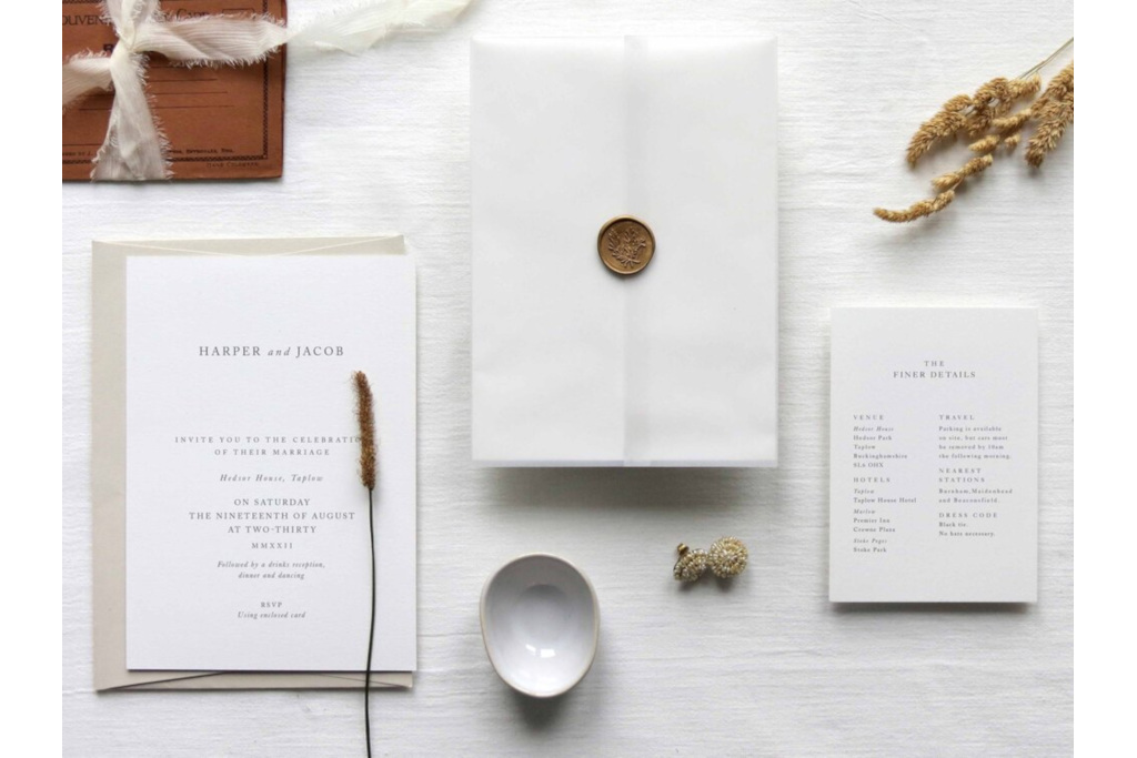 Wedding stationery set