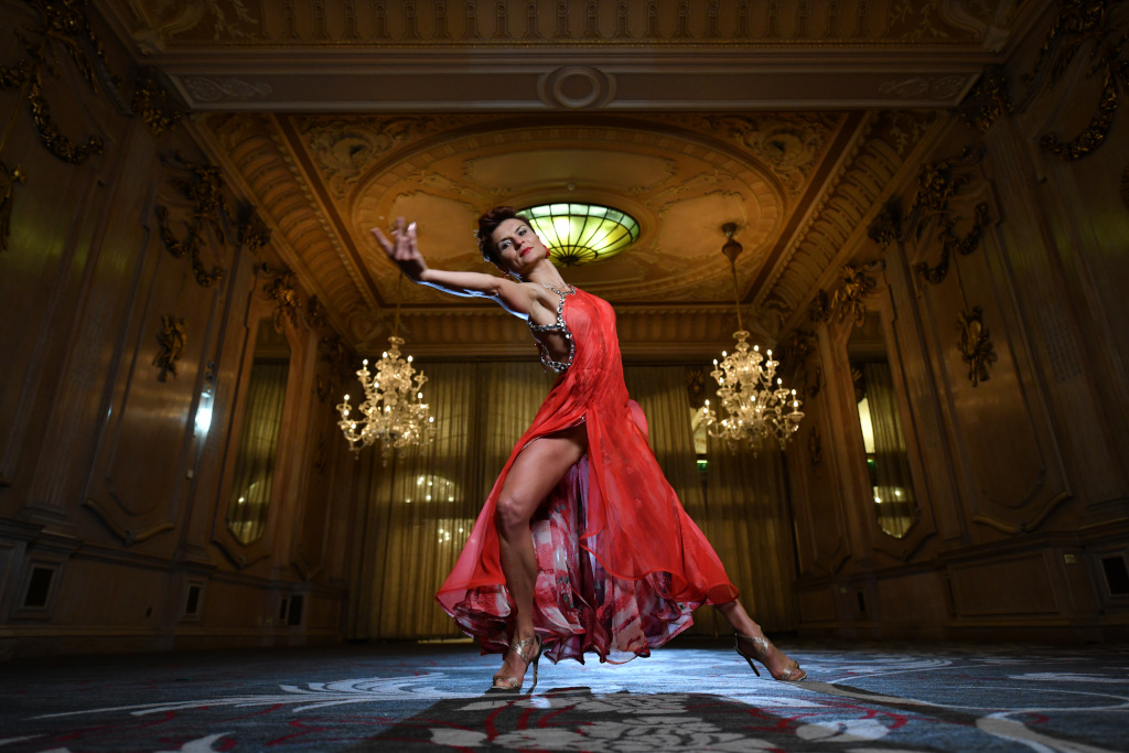 the dilly dancer in Oak Room banqueting suite