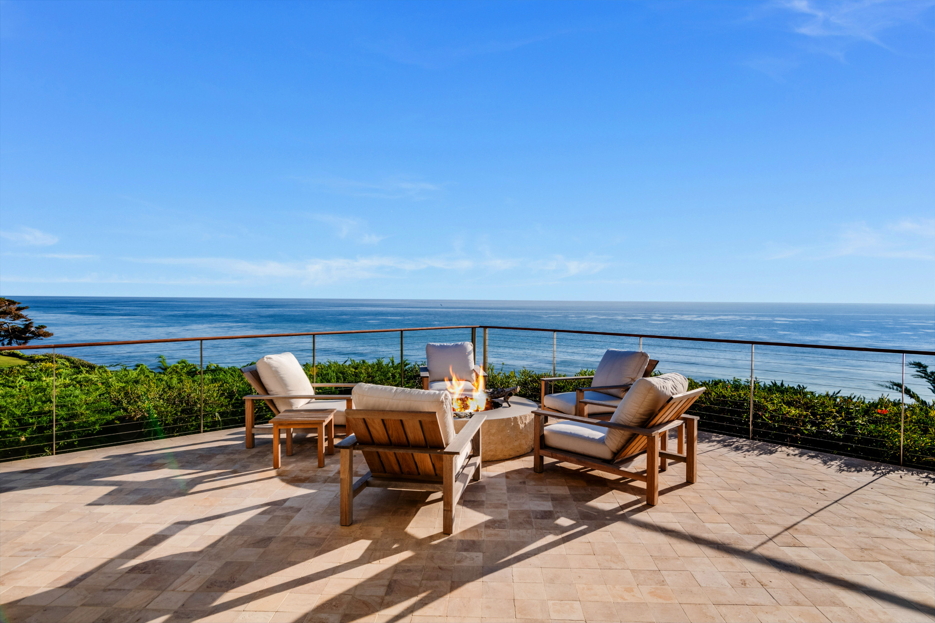 cindy crawford malibu alfresco seating area