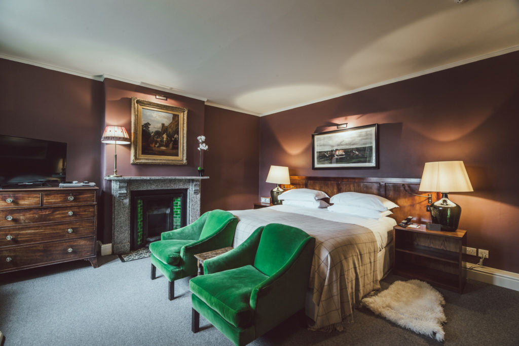 Peacock at rowsley bedroom