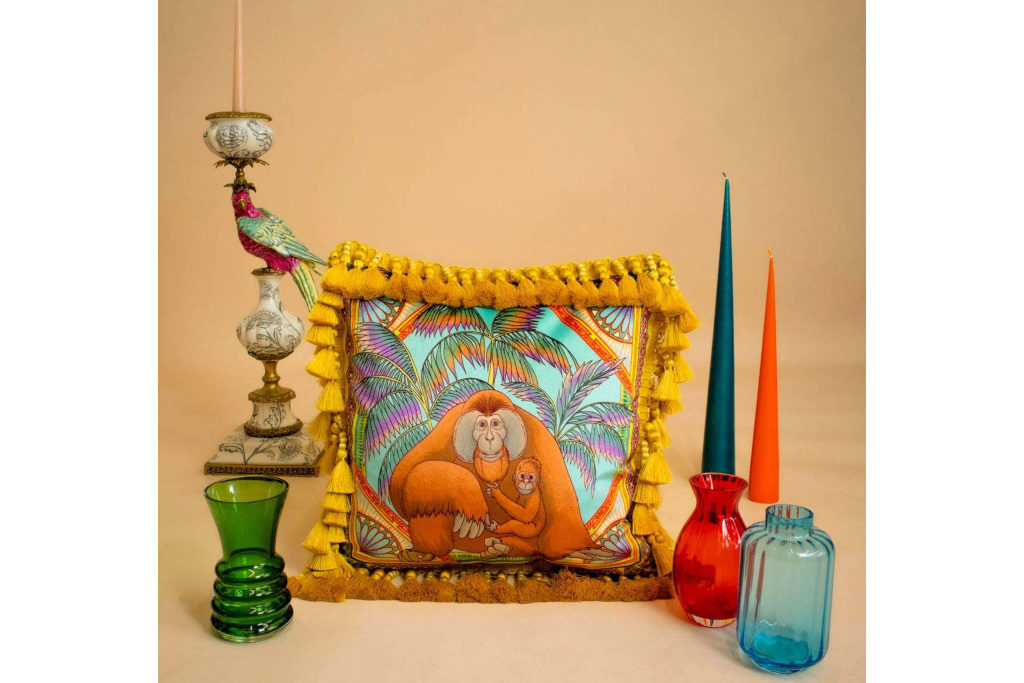 Sanne Save The Orangutans Cushion