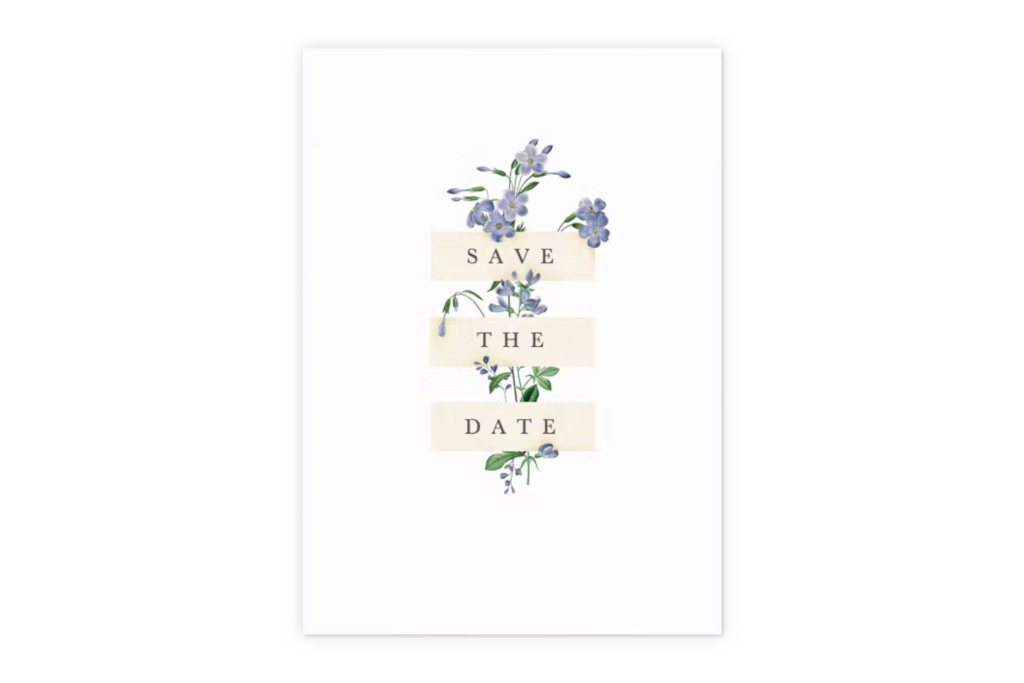 Save the date card