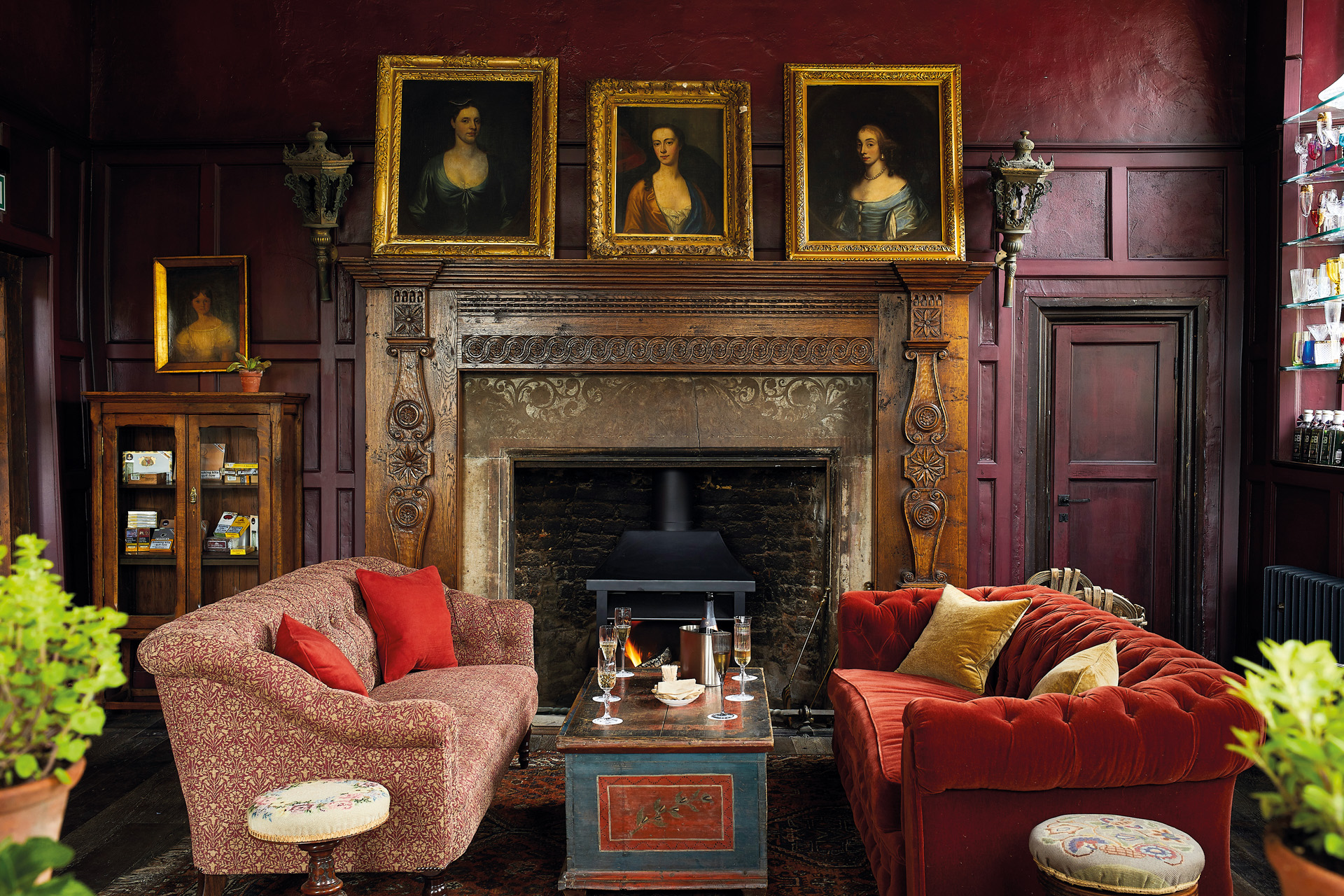 The Pig, Bridge Place, Canterbury, Kent, hotel, boutique hotel, gardens, restaurant, bar