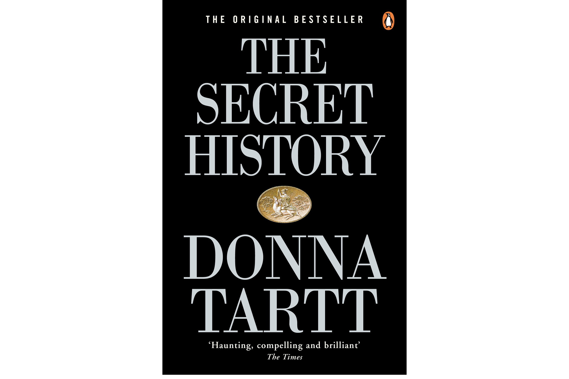 the book cover of the secret history by donna tartt