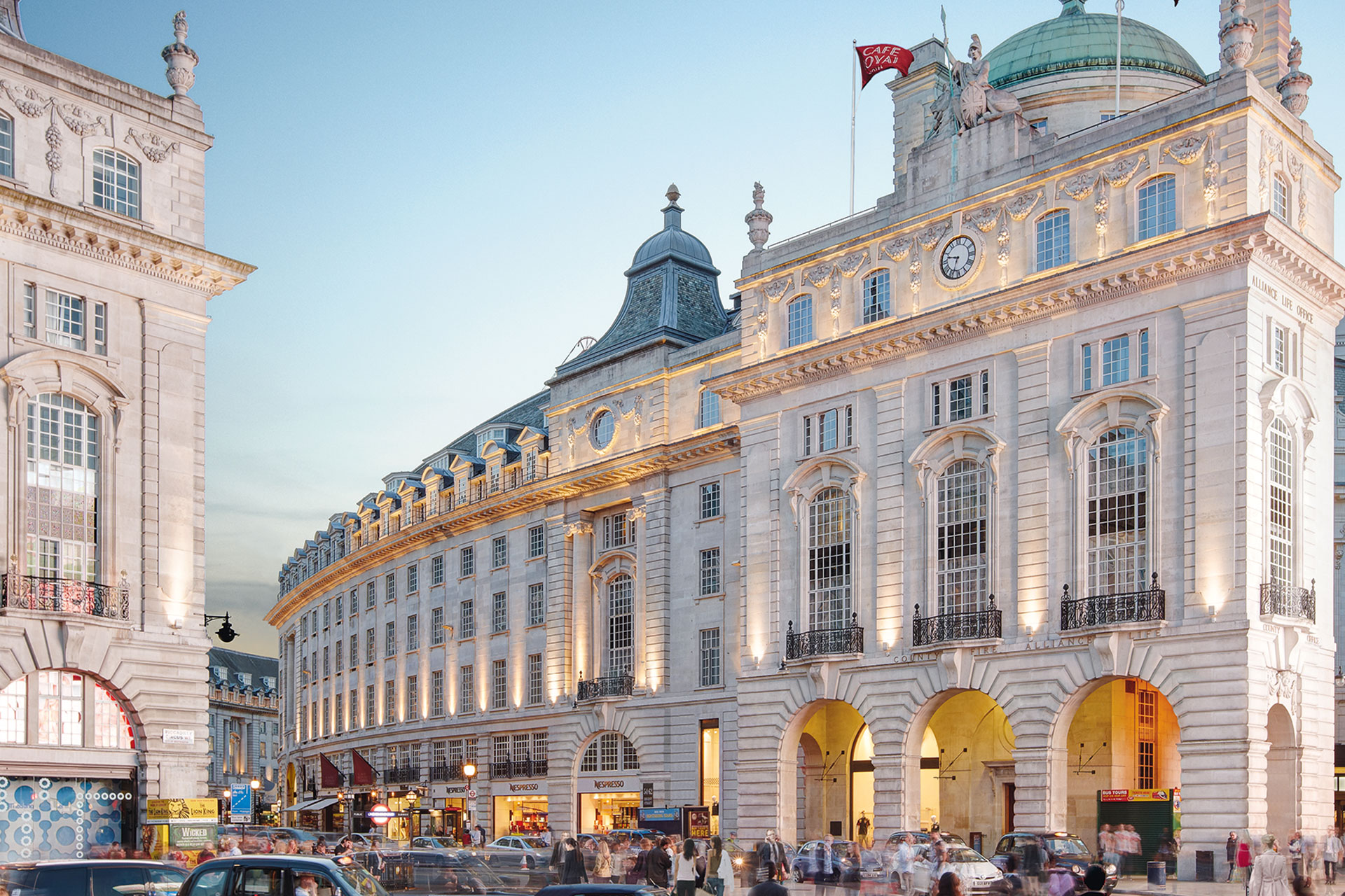 Hotel Café Royal exterior shot