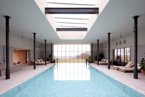 Swimming pool at Heckfield place