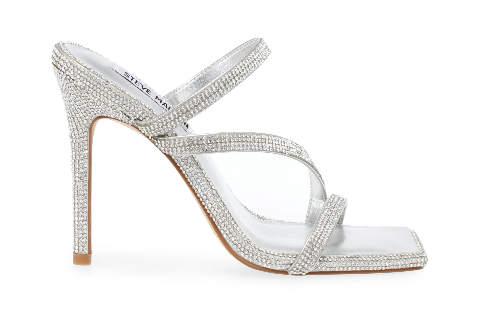 Silver wedding shoes