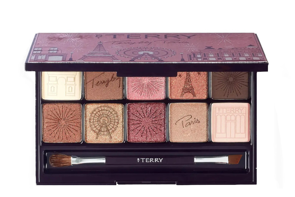 Purple, pink and gold eyeshadow palette