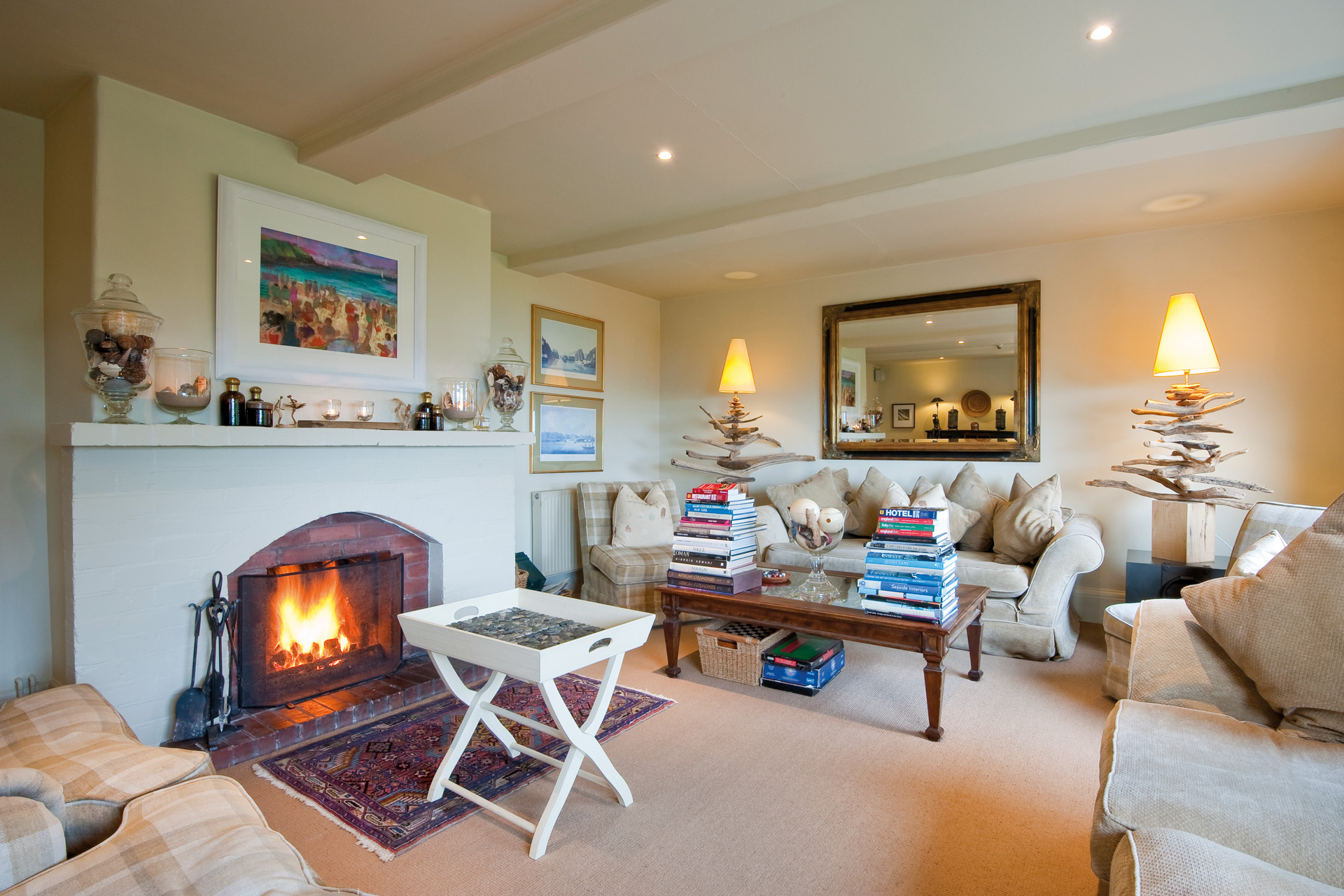 Living room at Driftwood hotel