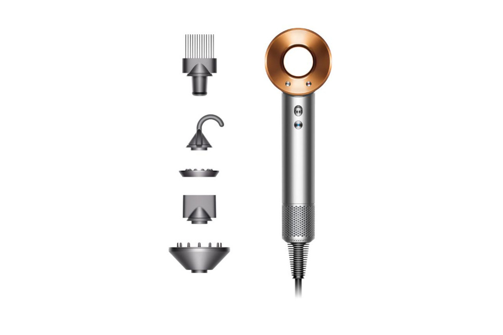 Dyson hairdryer with attachments