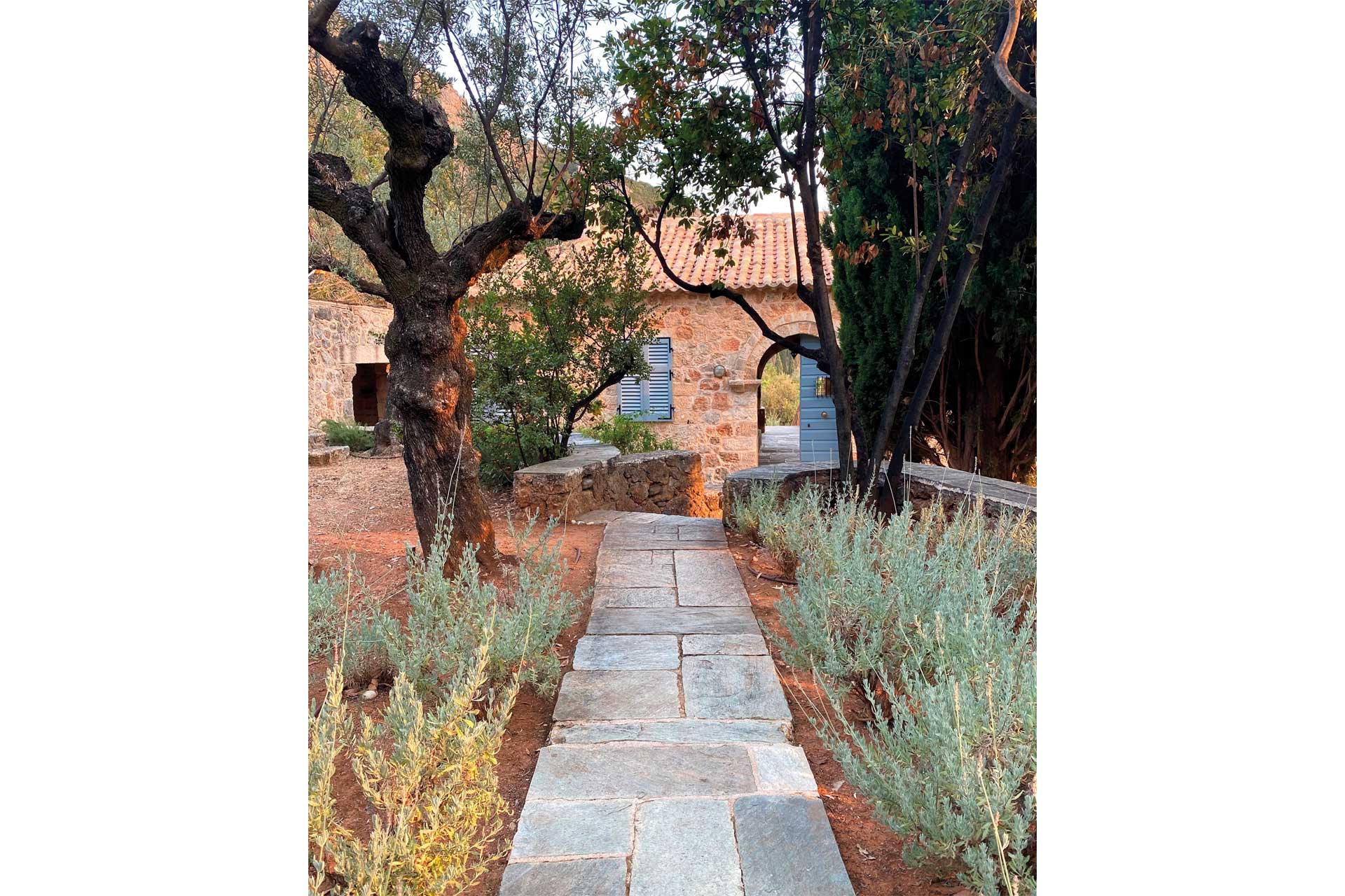 Patrick Leigh Fermour's villa in Mani, Greece