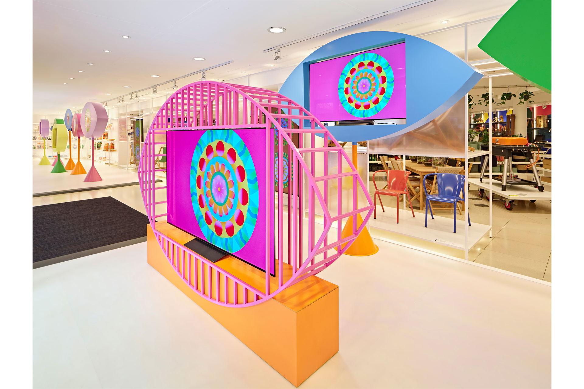 The Forest of Eyes - by Yinka Ilori at the Conran Shop