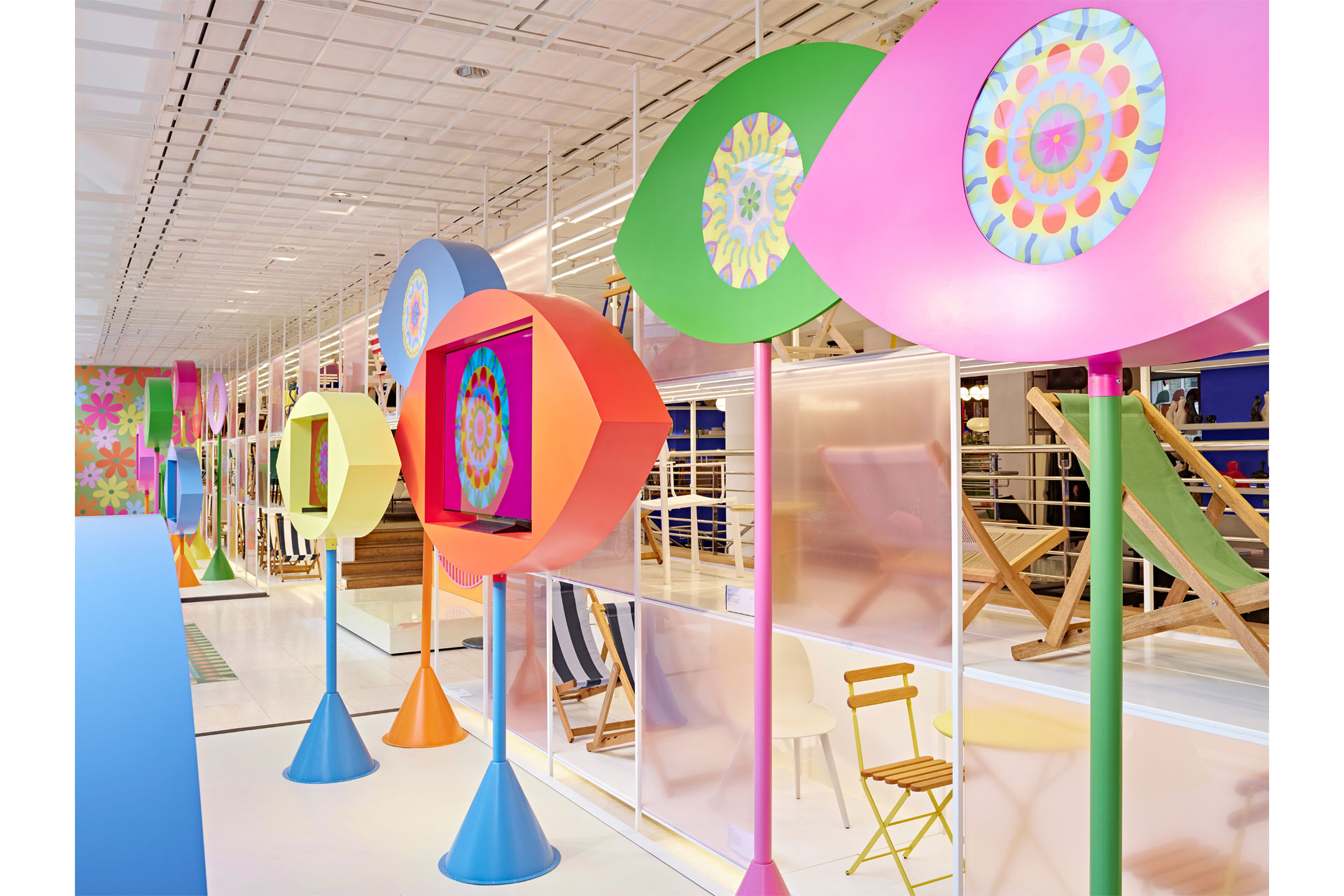 The Forest of Eyes - by Yinka Ilori at the Conran Shop