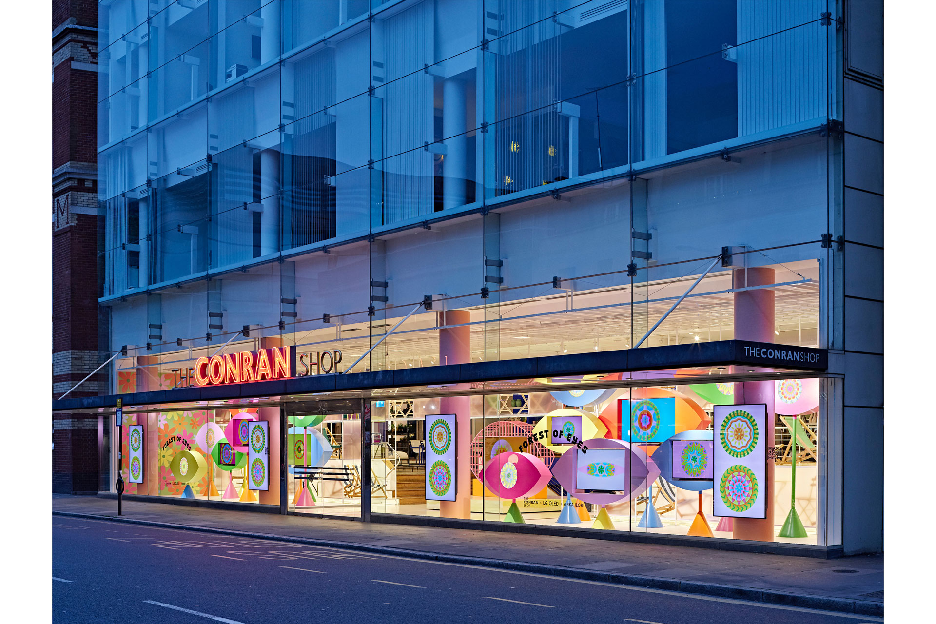 The Forest of Eyes - by Yinka Ilori at the Conran Shop