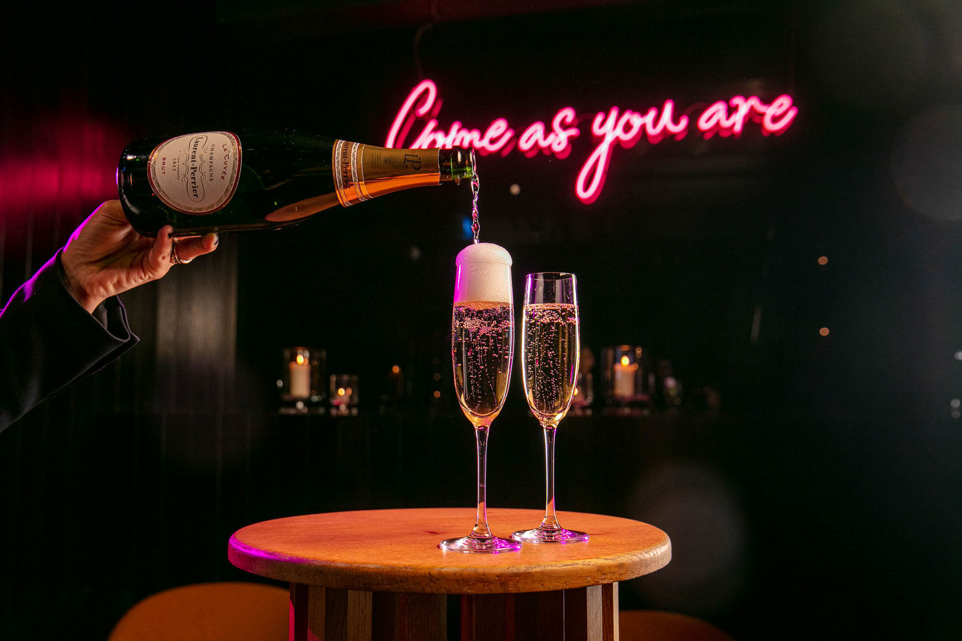 Prosecco at Chotto Matte's bottomless brunch